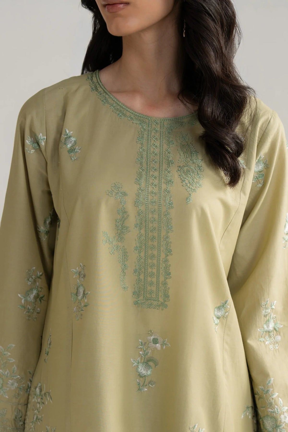 2 Piece Embroidered Lawn Suit Pret SS - 26