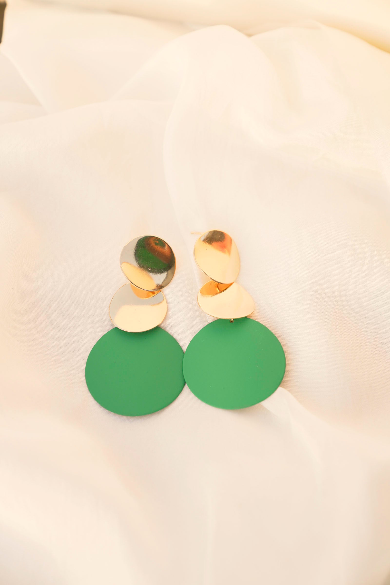 Two Tone Earrings Beyond East Official