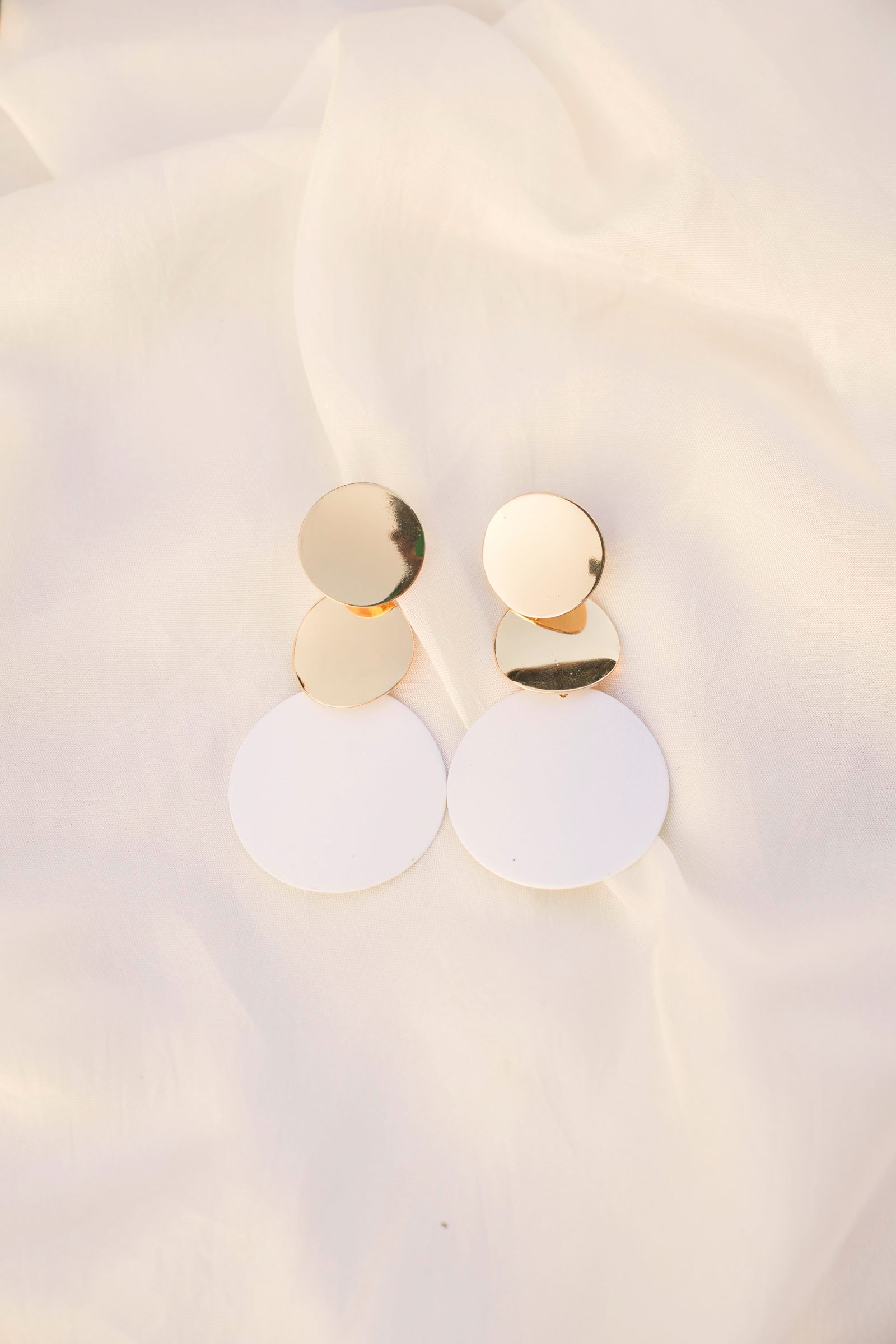 Two Tone Earrings Beyond East Official