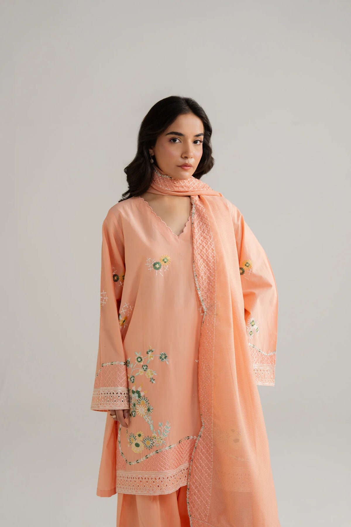 3 Piece Embroidered Lawn Suit