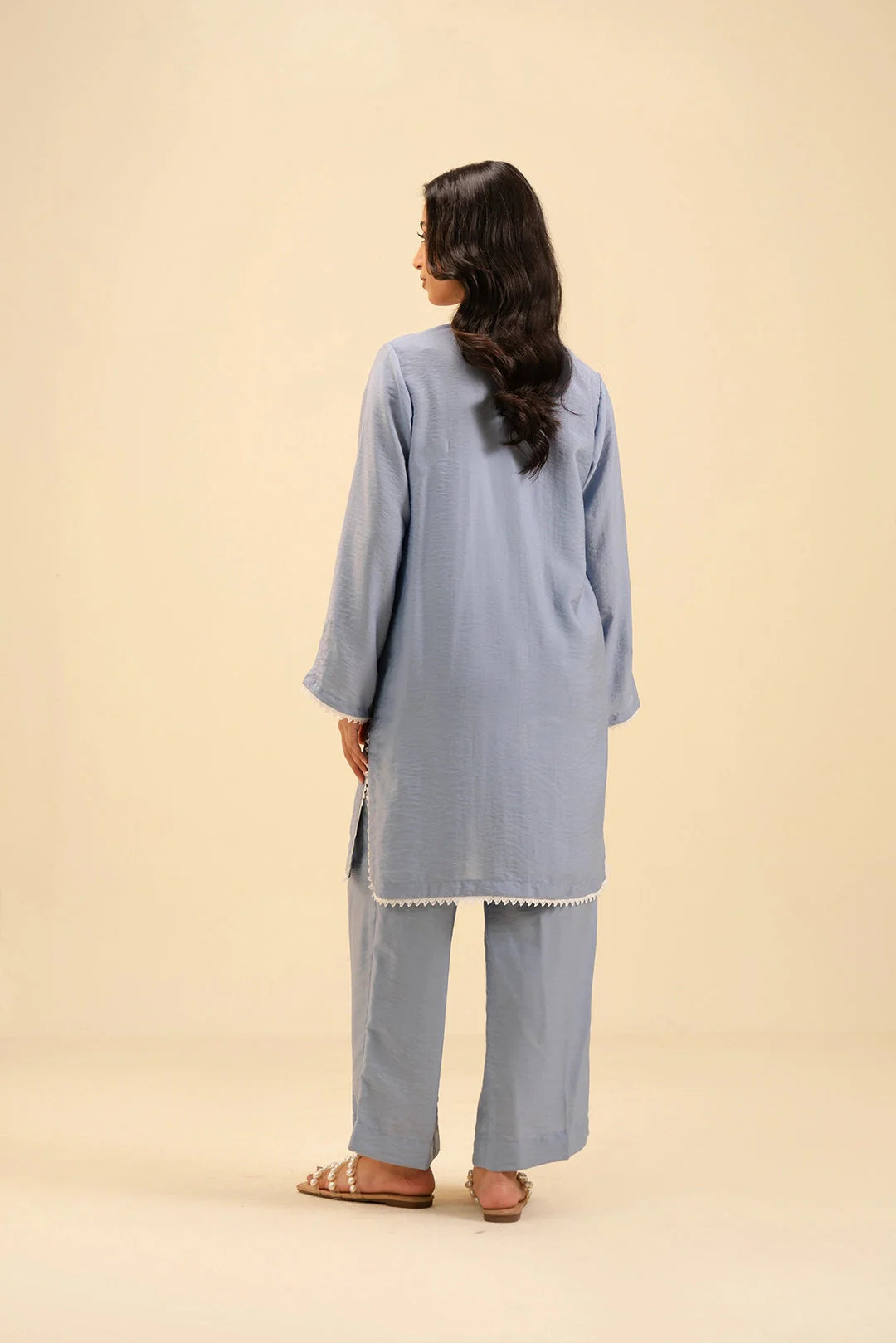 2 Piece Solid Suit Pret SS - 25