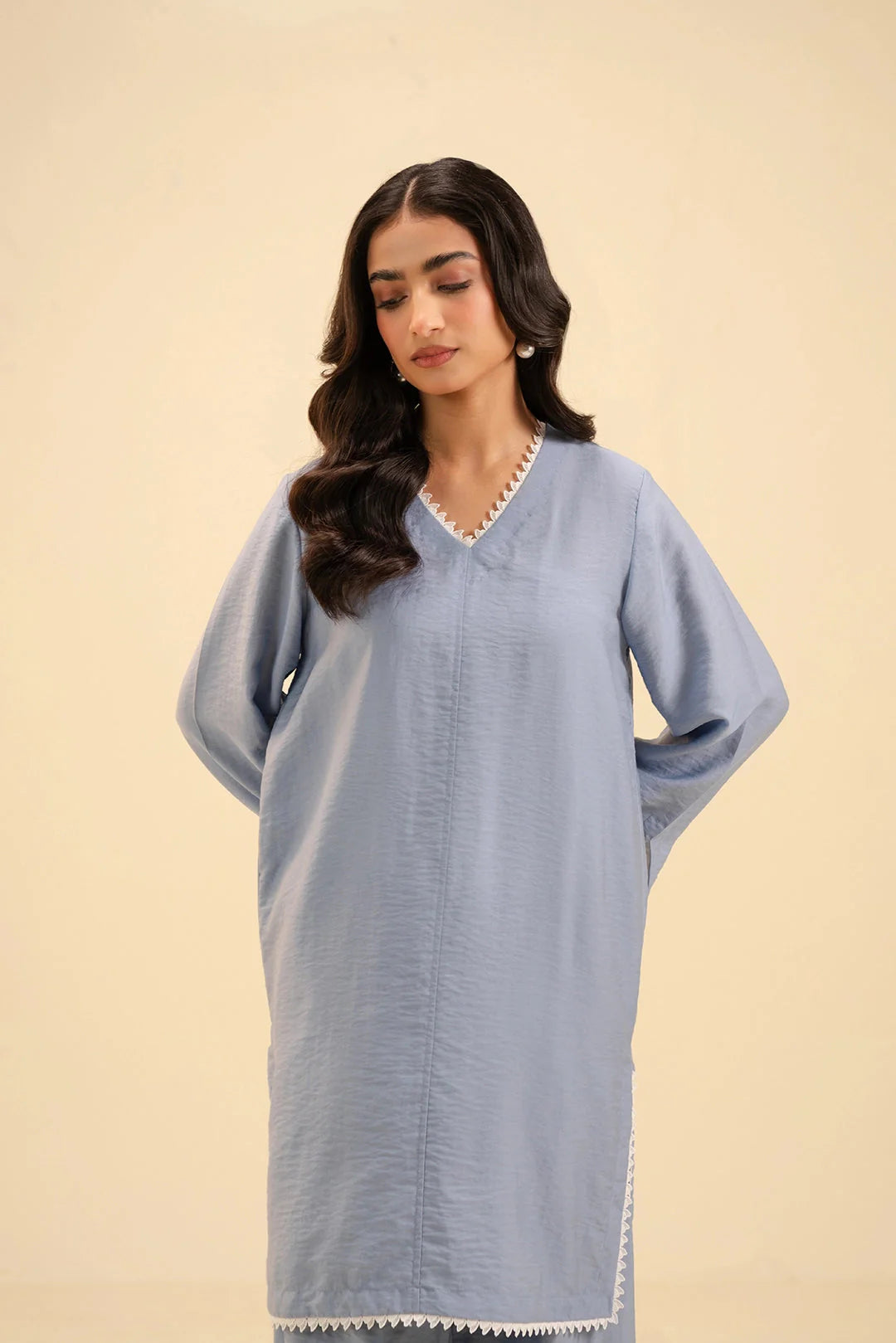 2 Piece Solid Suit Pret SS - 25