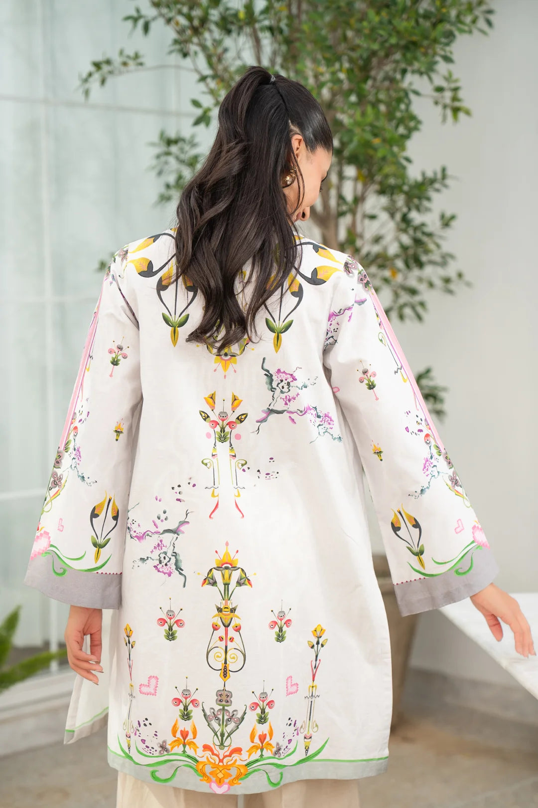 1 Piece Printed Cambric Shirt Pret SS - 26