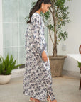 1 Piece Embroidered Kaftan
