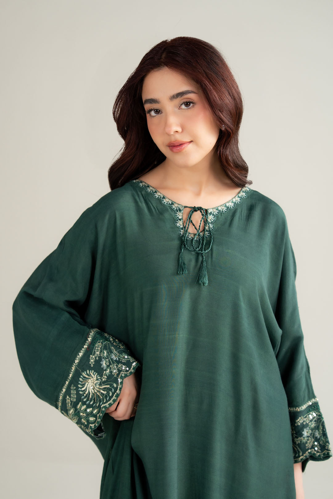 1 Piece Silk Kaftan Pret SS - 26