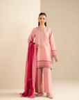 3 Piece Embroidered Khaddar Suit Unstitched Fall - 25