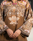 1 Piece Printed Khaddar Shirt
