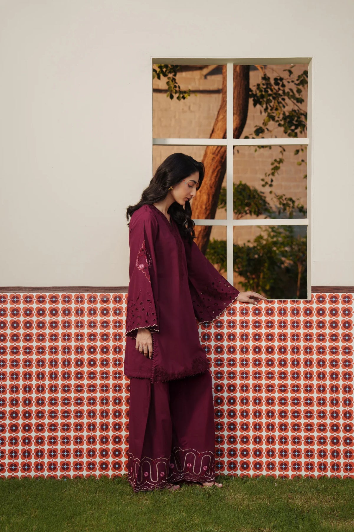 2 Piece Embroidered Lawn Suit Pret SS - 26