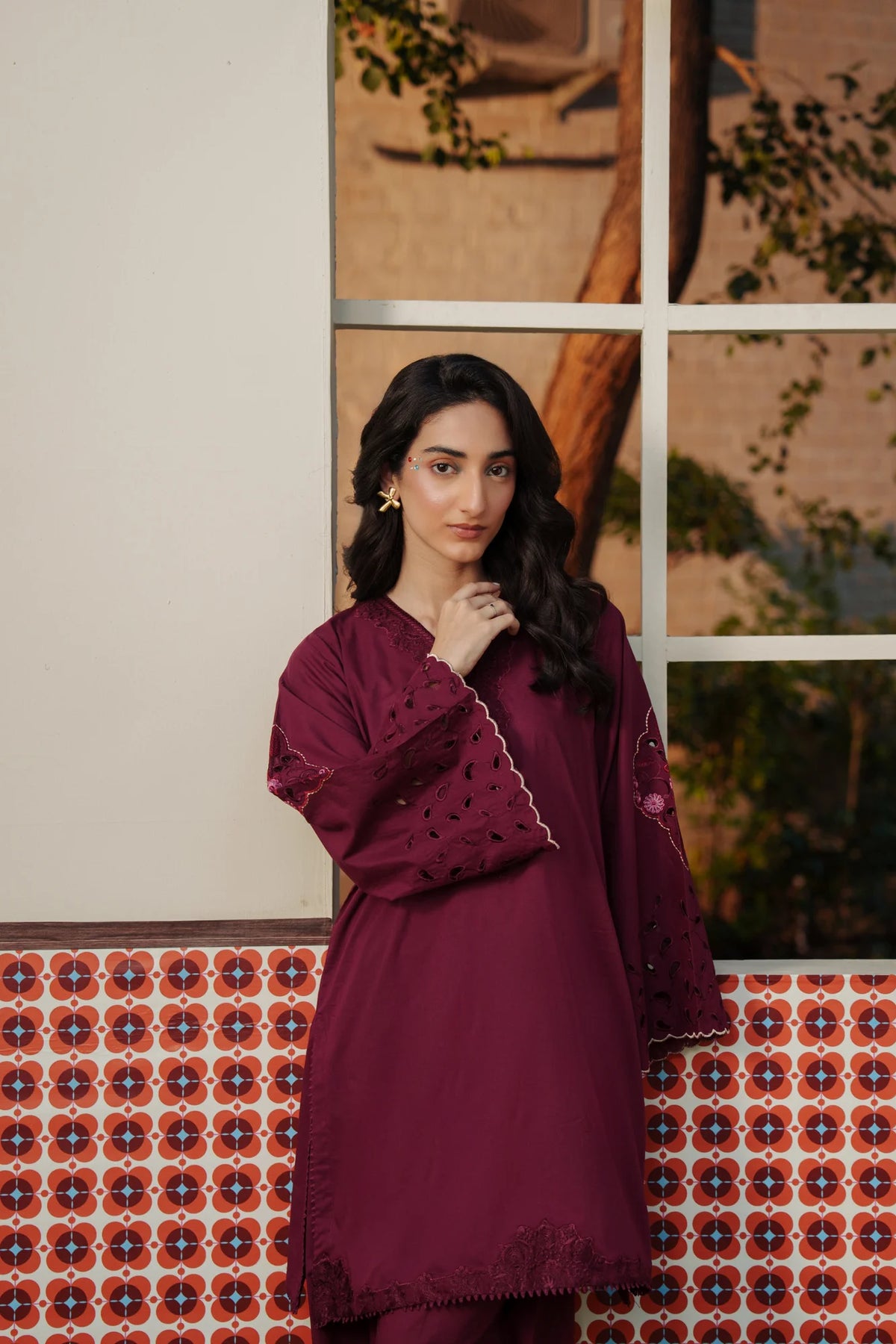 2 Piece Embroidered Lawn Suit Pret SS - 26