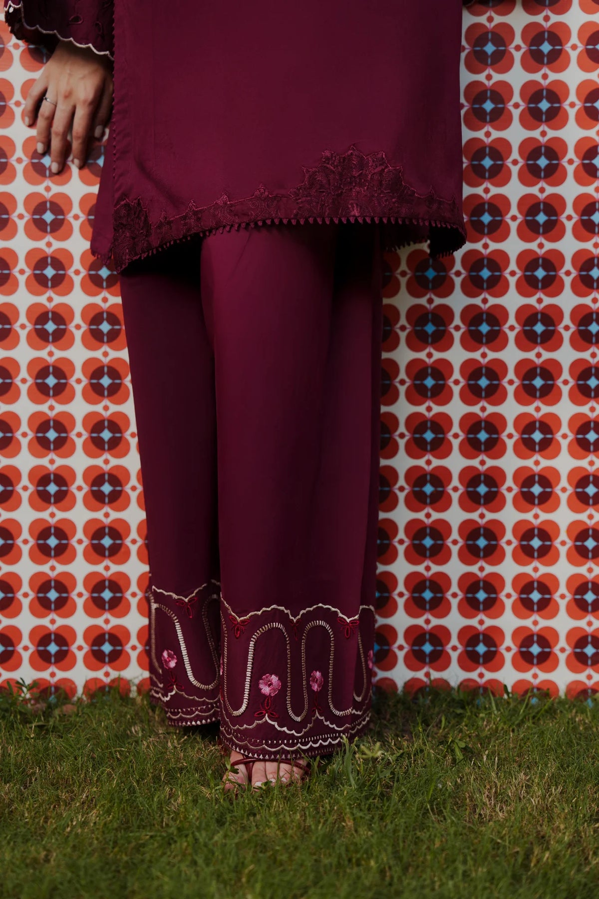 2 Piece Embroidered Lawn Suit Pret SS - 26