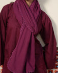 1 Piece Embroidered Shawl