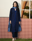3 Piece Embroidered Karandi Suit Pret SS - 26