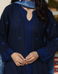 3 Piece Embroidered Karandi Suit Pret SS - 26