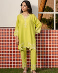 2 Piece Embroidered Suit