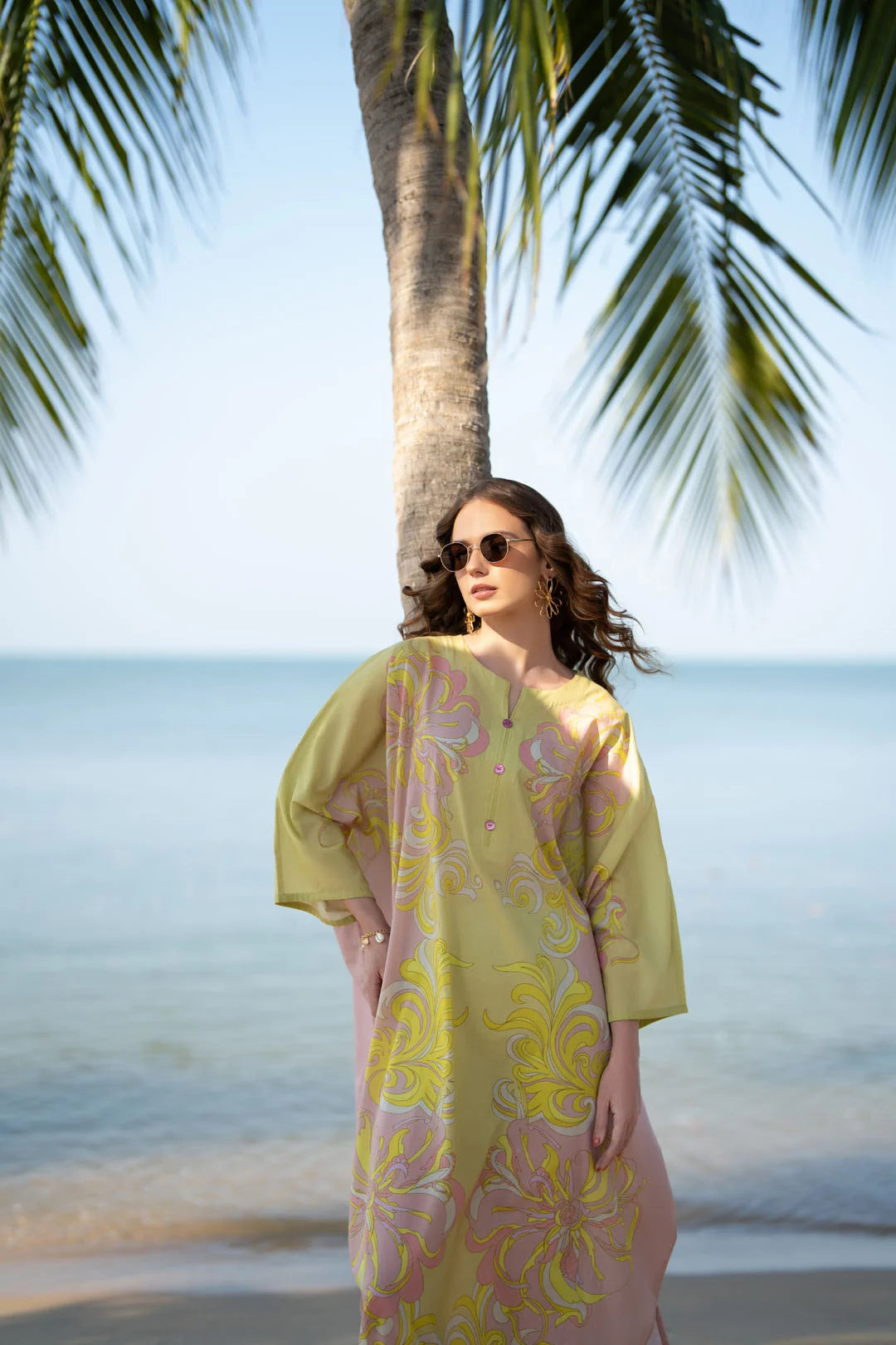1 Piece Printed Lawn Kaftan Pret SS - 26