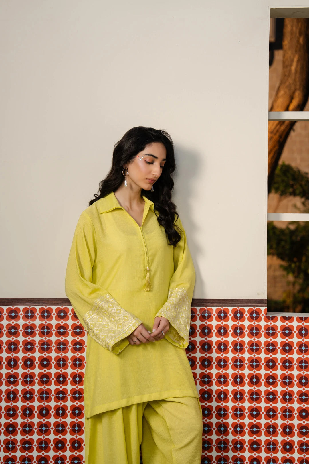 2 Piece Emrboidered Suit