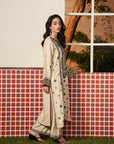 2 Piece Embroidered Suit