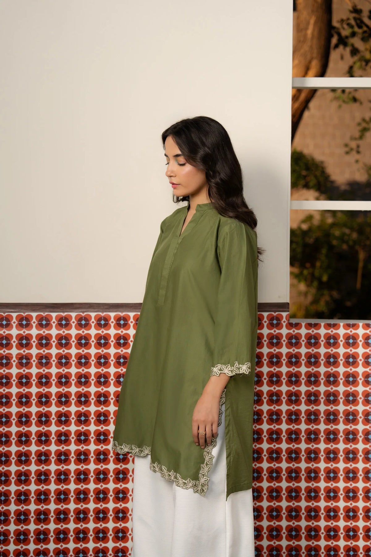 1 Piece Embroidered Lawn Shirt Pret SS - 26