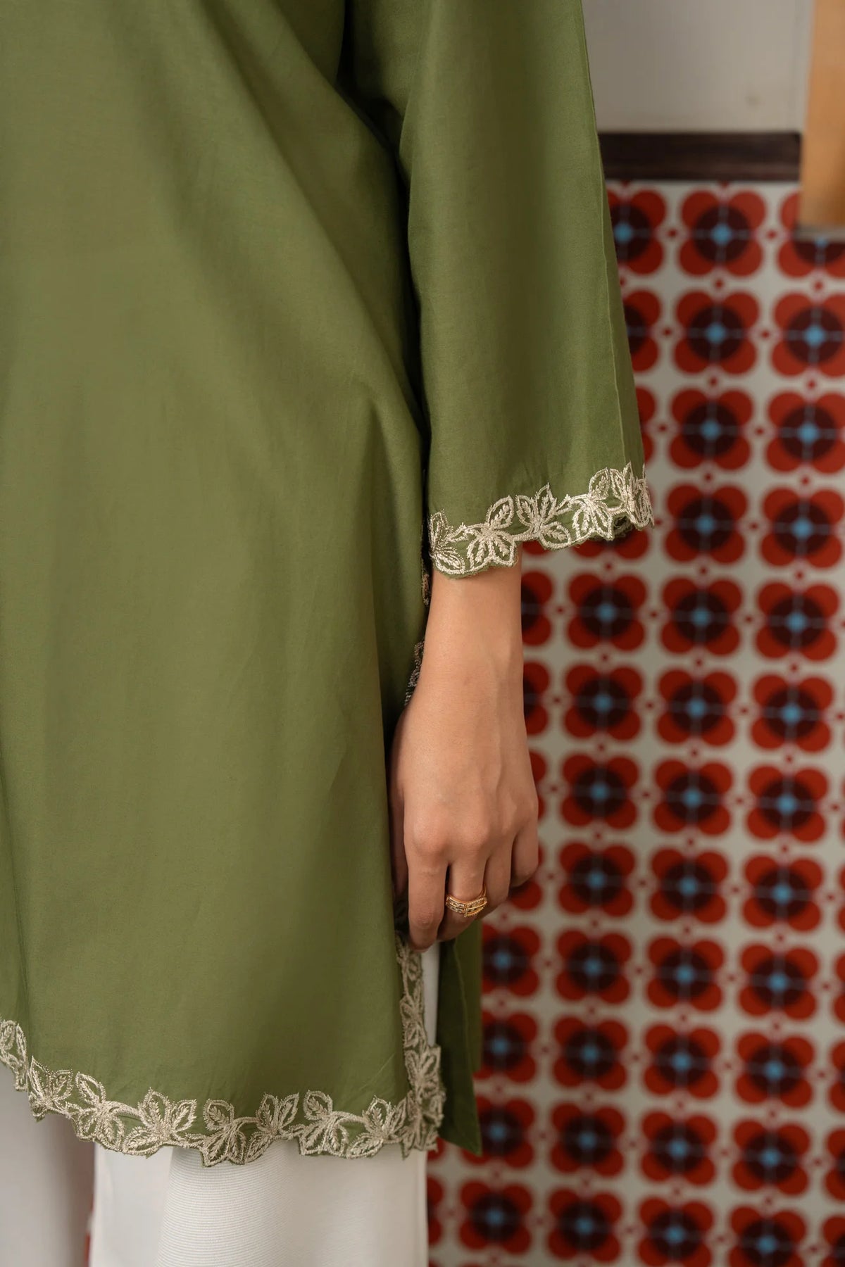 1 Piece Embroidered Lawn Shirt Pret SS - 26