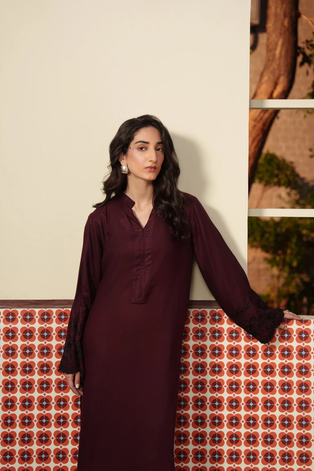 2 Piece Embroidered Marina Suit Pret SS - 26