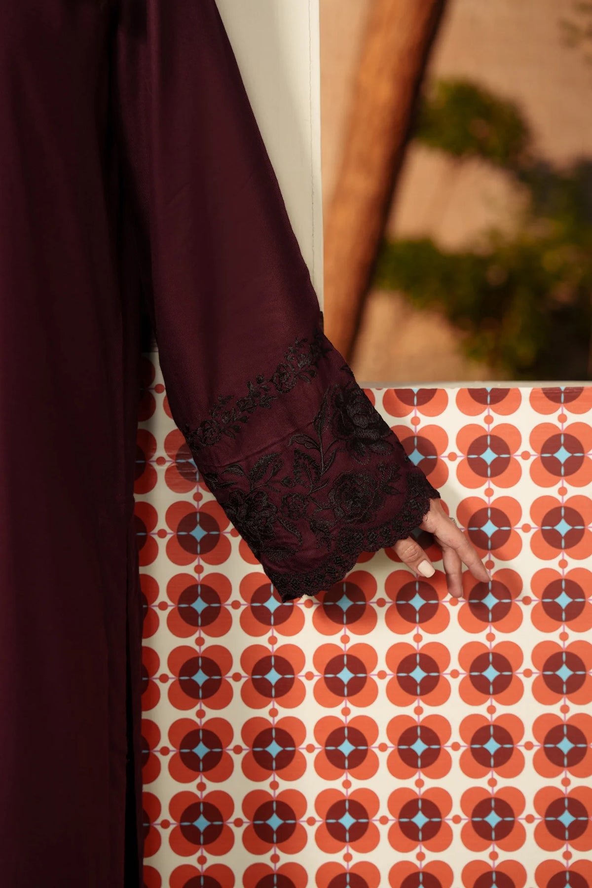 2 Piece Embroidered Marina Suit Pret SS - 26