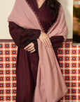 1 Piece Embroidered Shawl