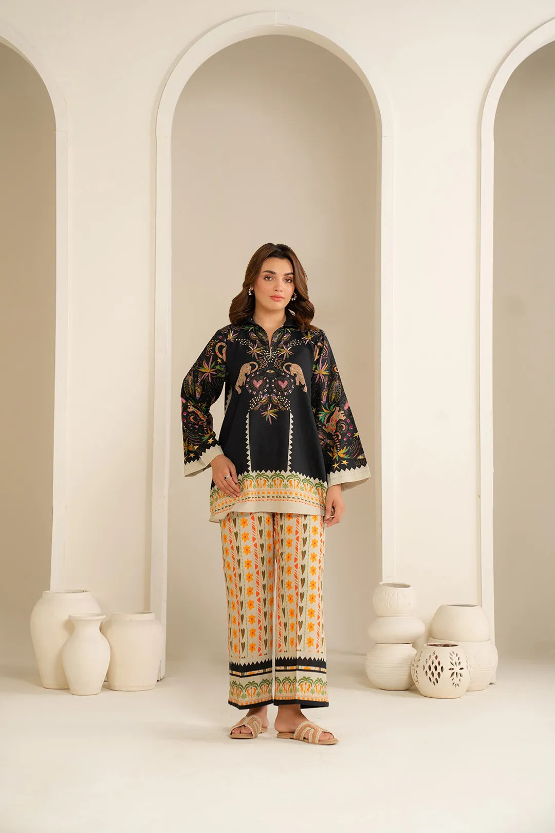 1 Piece Printed Khaddar Shirt Pret Fall - 25