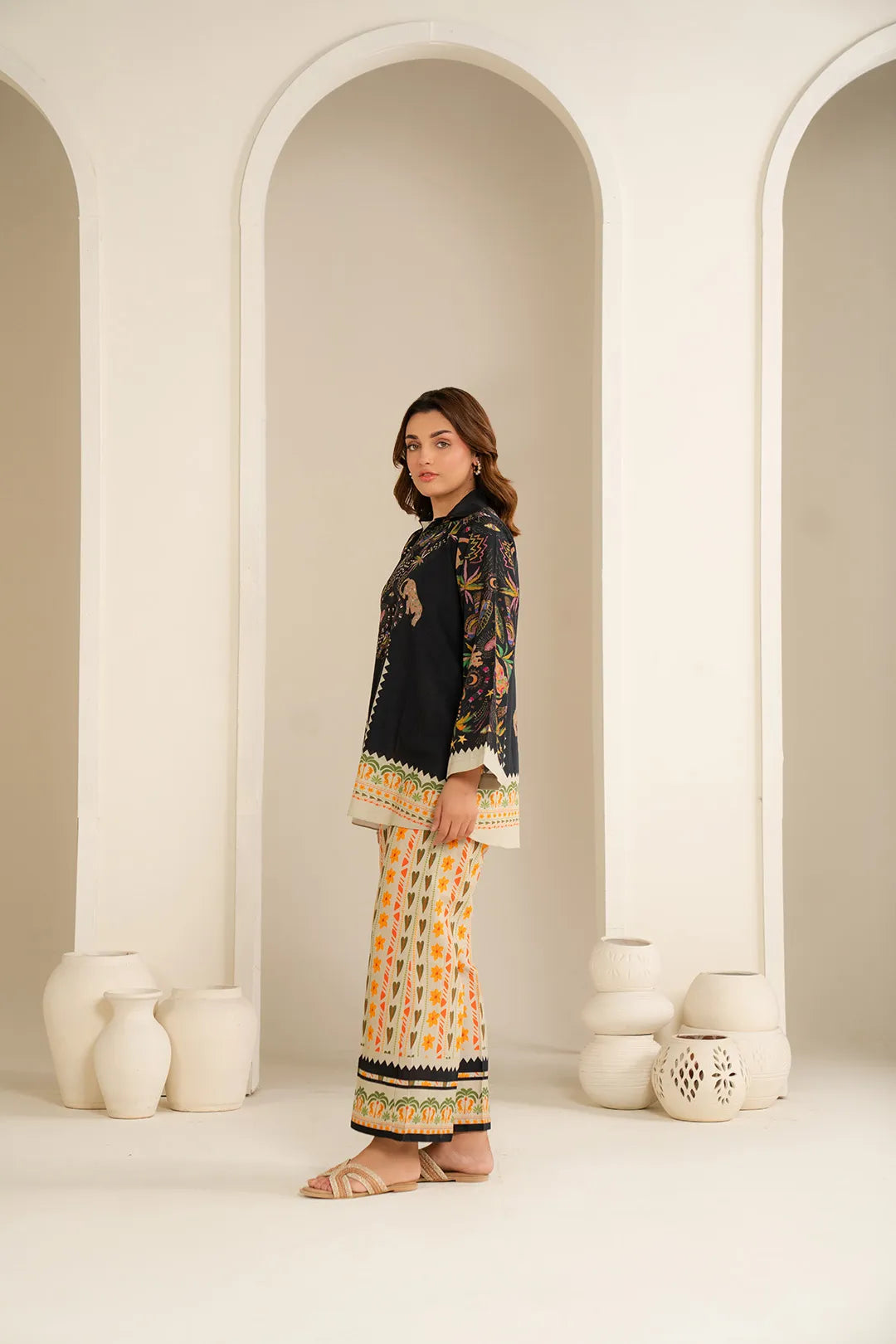 1 Piece Printed Khaddar Shirt Pret Fall - 25