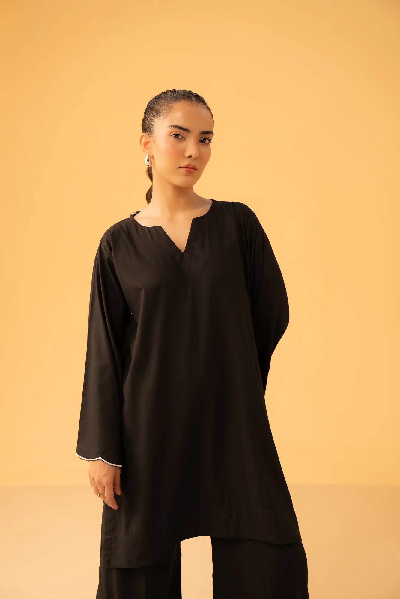 1 Piece Solid Linen Shirt