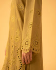 2 Piece Embroidered Cambric Suit