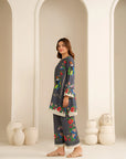 1 Piece Printed Khaddar Shirt Pret Fall - 25