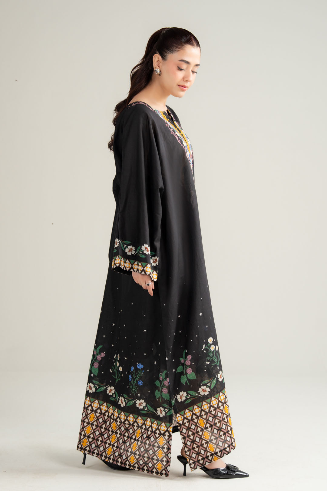 1 Piece Printed Lawn Kaftan Pret SS - 26