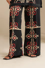 1 Piece Printed Linen Trouser