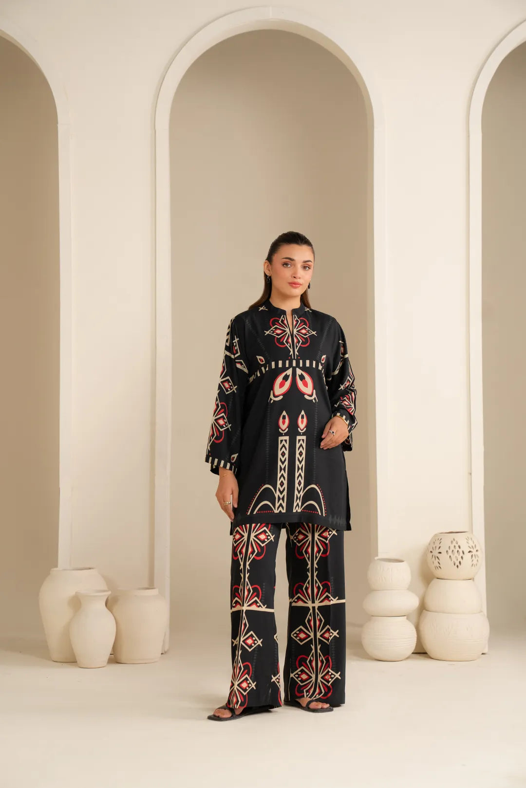 black linen shirt for women pakistani ladies top