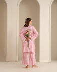 2 Piece Printed Linen Suit