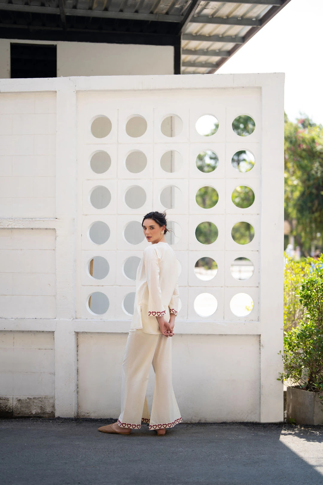 2 Piece Embroidered Cambric Suit Pret SS - 26