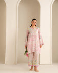 2 Piece Printed Linen Suit