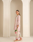 2 Piece Printed Linen Suit