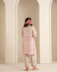 2 Piece Printed Linen Suit