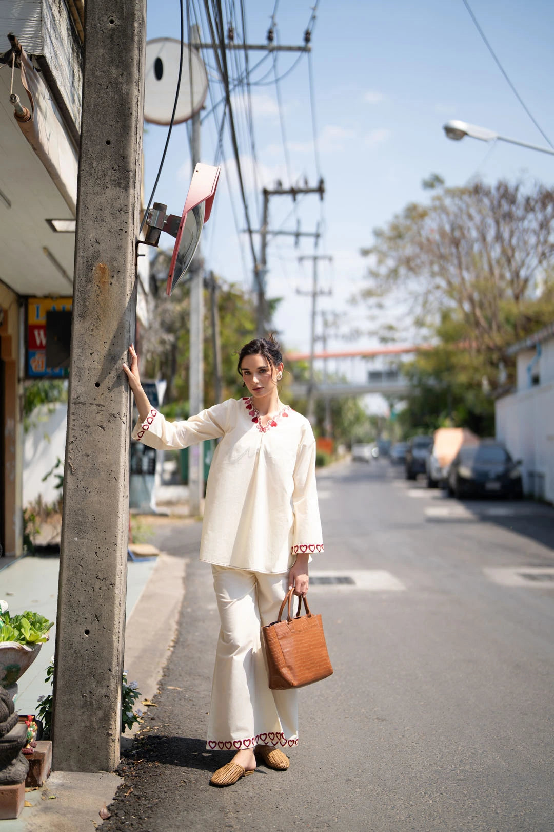 2 Piece Embroidered Cambric Suit Pret SS - 26