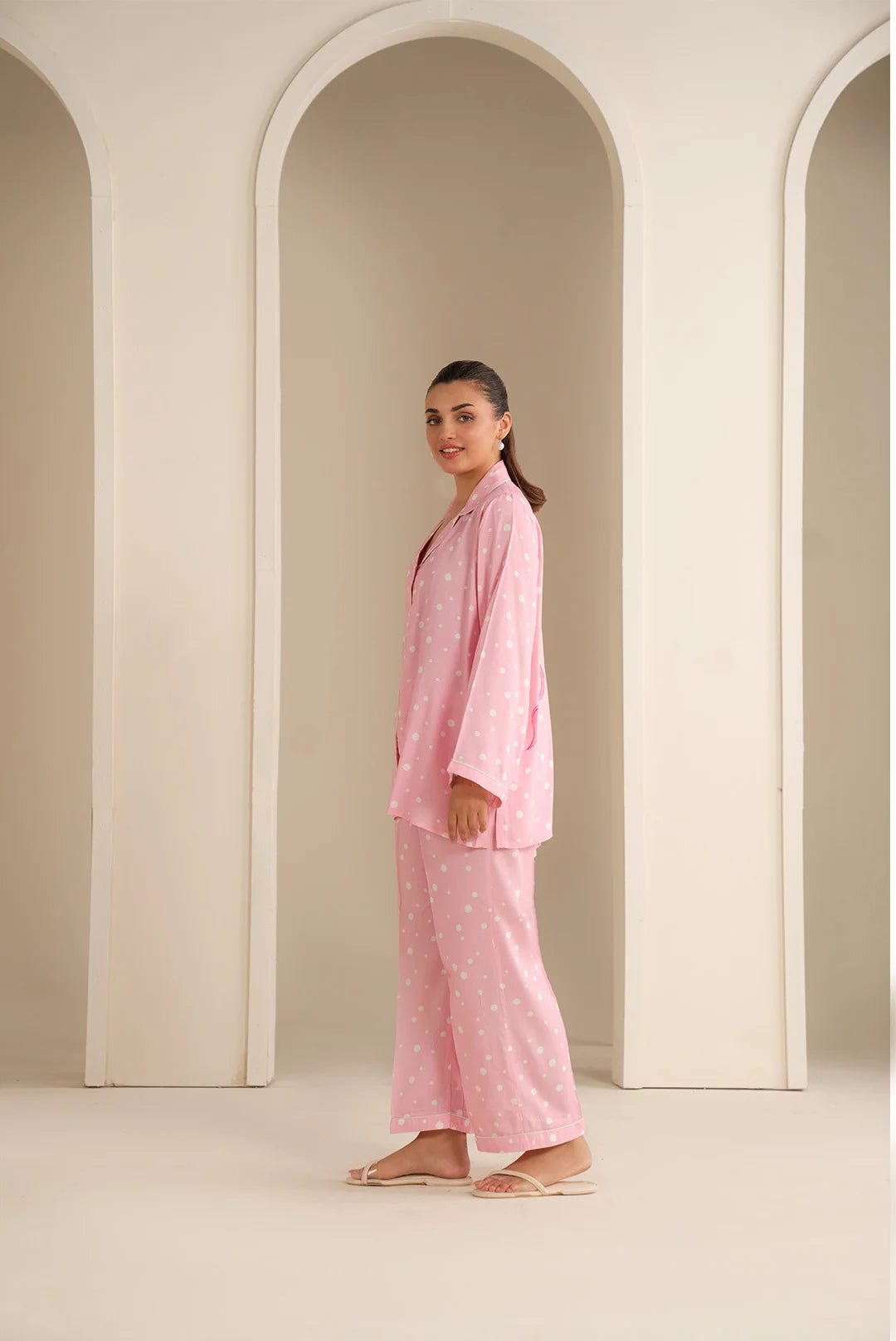2 Piece Printed Linen Suit