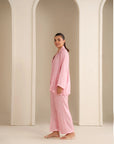 2 Piece Printed Linen Suit