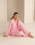 2 Piece Printed Linen Suit