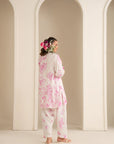 2 Piece Printed Linen Suit