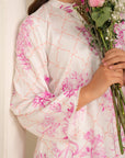 2 Piece Printed Linen Suit