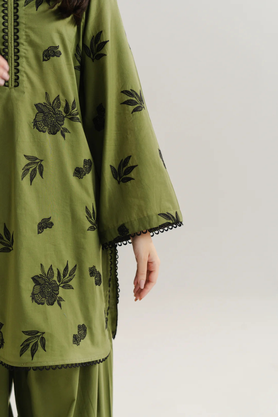 2 Piece Embroidered Lawn Suit Pret SS - 26
