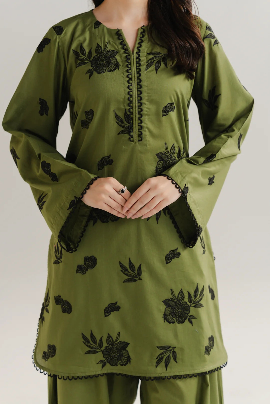 2 Piece Embroidered Lawn Suit Pret SS - 26