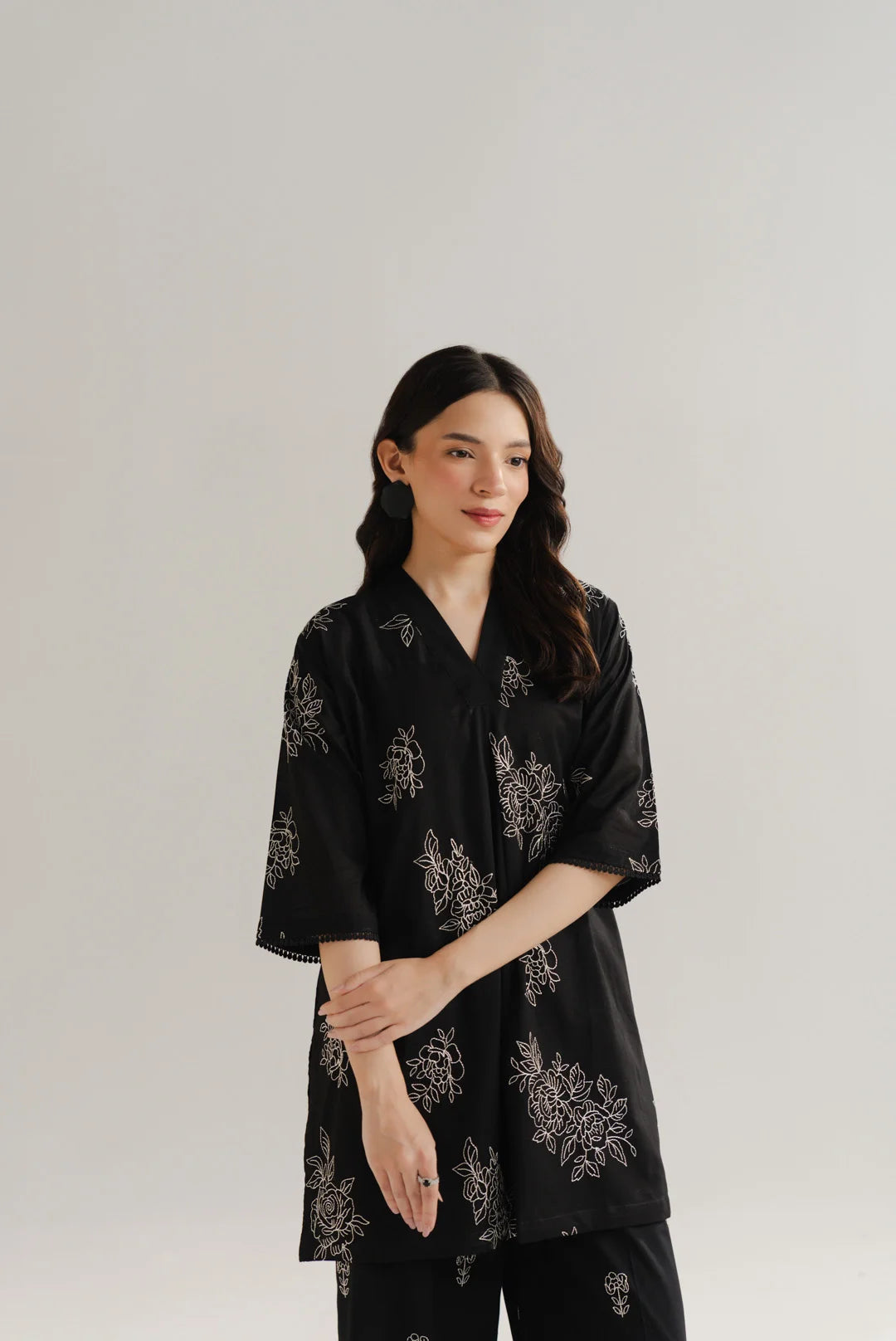 2 Piece Embroidered Lawn Co-Ord Set