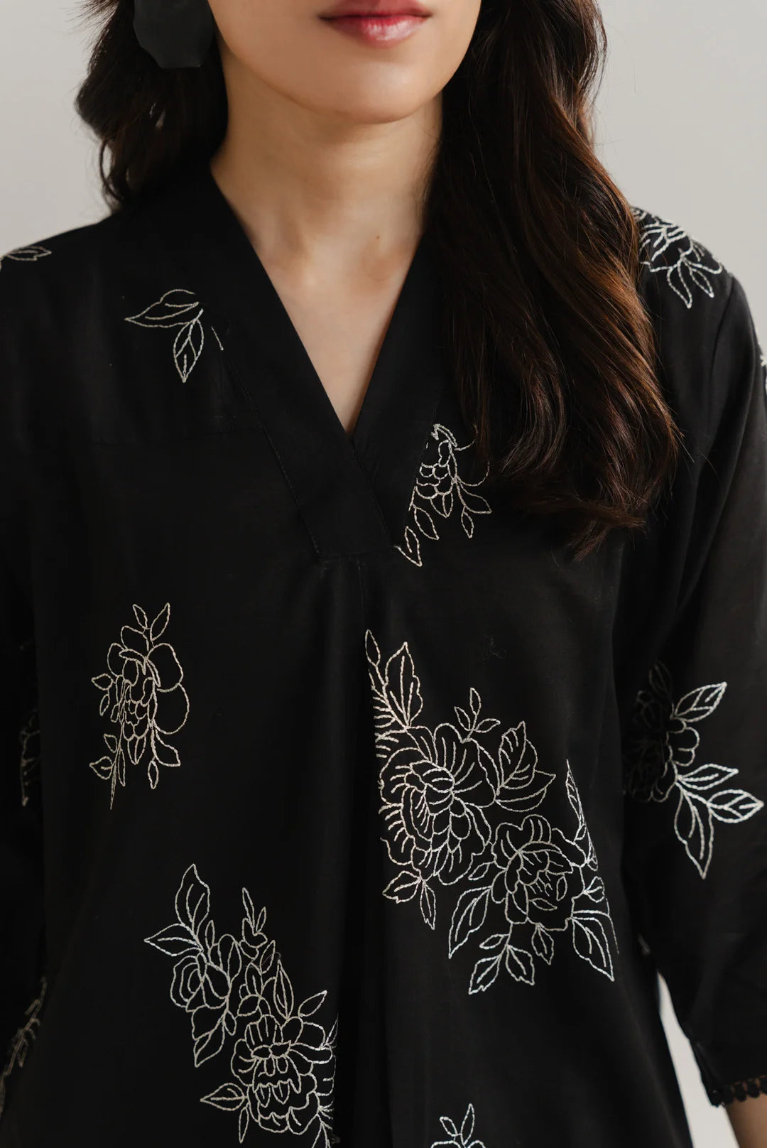 2 Piece Embroidered Lawn Co-Ord Set