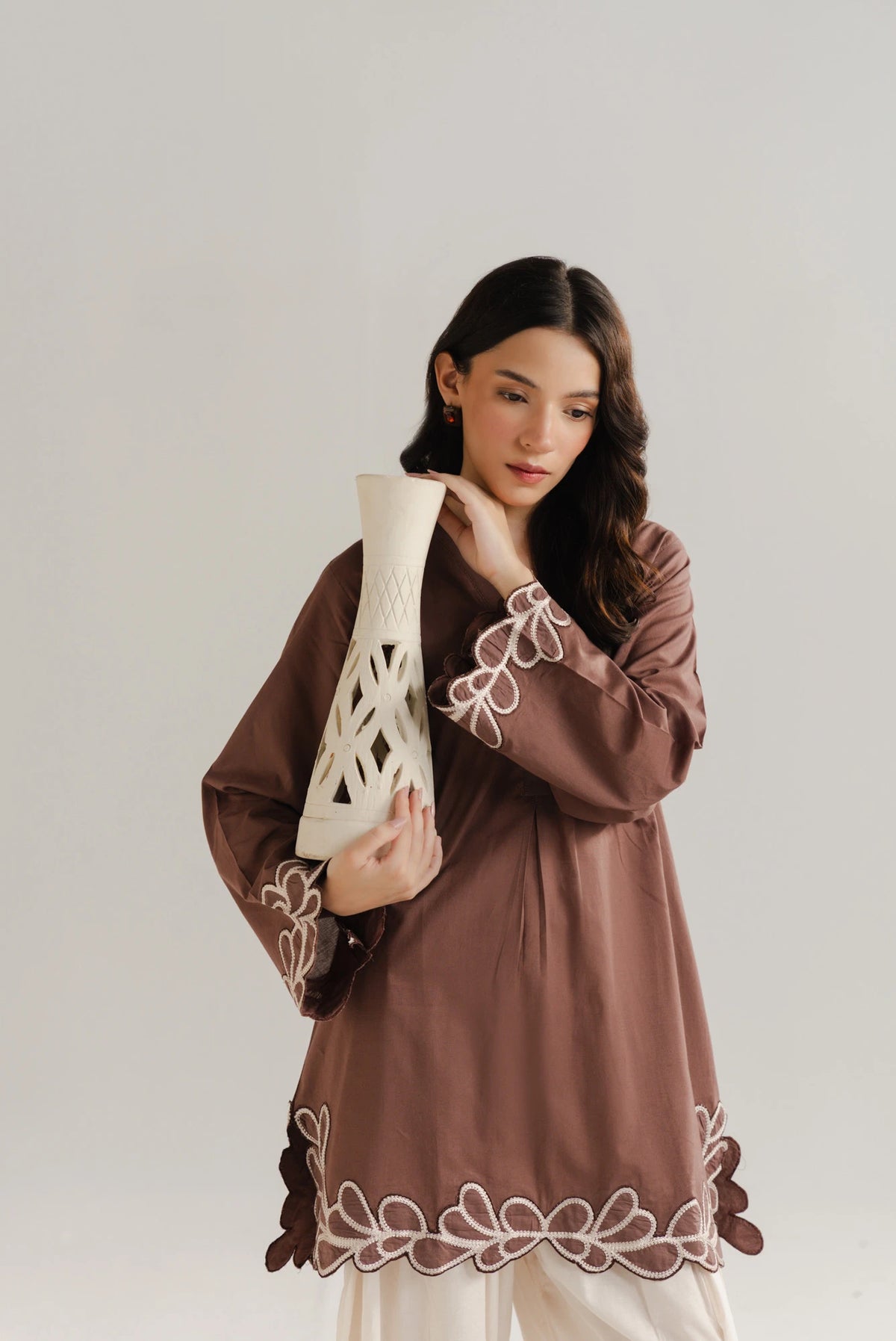 1 Piece Embroidered Shirt